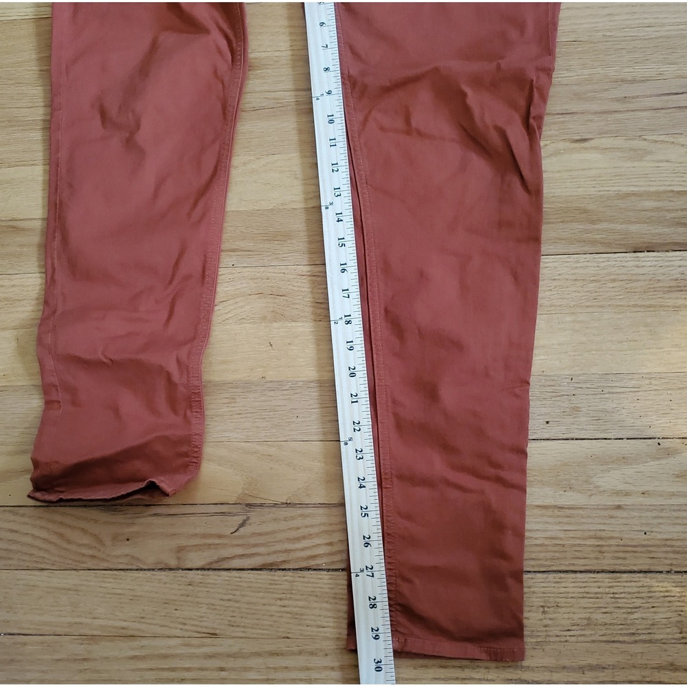 Rag & Bone Jean Legging Burnt Orange Rust Slim Fit Pants Made in USA Sz 31 - Picture 11 of 12